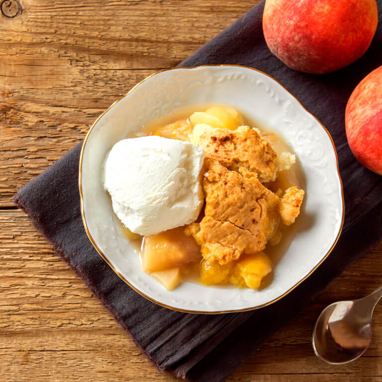 Peach Tea Cobbler Banner - Mobile
