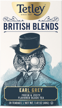 Tetley British Blends Earl Grey Zesty Flavoured Black Tea